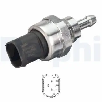 Датчик тиску ОГ RENAULT &quot;1.5-3.0dCi &quot;07&gt;&gt; Delphi DPS0003012B1 (фото 1)