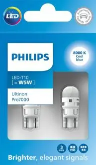 Комплект світлодіодних автоламп PHILIPS 11961XU70X2