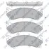 Колодки гальмівні дискові (комплект 4 шт) SP1298