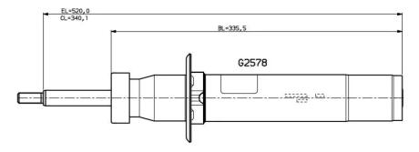 Амортизатор газомасляний MONROE G2578