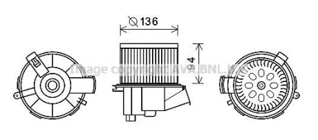 Электродвигатель AVA COOLING PE8387