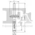 Кліпса кріплення (затискач) Fischer Automotive One (FA1) 25-20001.5 (фото 2)