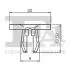 Кліпса кріплення (затискач) Fischer Automotive One (FA1) 13-60002.5 (фото 2)