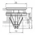 Кліпса кріплення (затискач) Fischer Automotive One (FA1) 13-40026.5 (фото 2)