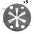 Кліпса кріплення (затискач) Fischer Automotive One (FA1) 11-40111.5 (фото 1)