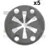 Кліпса кріплення (затискач) Fischer Automotive One (FA1) 11-40111.5 (фото 1)