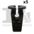 Кліпса кріплення (затискач) Fischer Automotive One (FA1) 11600225 (фото 1)