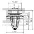 Кліпса кріплення (затискач) Fischer Automotive One (FA1) 11400385 (фото 2)