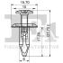 Кліпса кріплення (затискач) Fischer Automotive One (FA1) 13300035 (фото 2)