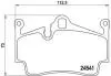 Комплект тормозных колодок BREMBO P 65 028 (фото 1)