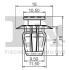 Кліпса кріплення (затискач) Fischer Automotive One (FA1) 21-40025.5 (фото 2)