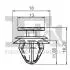 Кліпса кріплення (затискач) Fischer Automotive One (FA1) 11-40045.5 (фото 2)