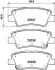 Комплект тормозных колодок HELLA 8DB 355 019-981 (фото 4)