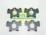 Комплект протискрипних пластин (задніх) Honda Accord IV/V/Civic VI/VII/VIII (Akebono/ATE) 940126