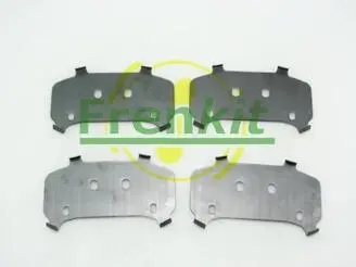 Комплект протискрипних пластин (передніх) Hyundai Elantra 00-06/Matrix 01-10 (Akebono) FRENKIT 940096 (фото 1)