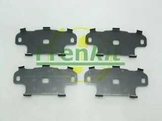 Комплект протискрипних пластин (передніх/задніх) Renault Koleos/Nissan Juke/Qashqai/X-Trail/Suzuki 08- (Akebono) FRENKIT 940100 (фото 1)