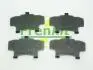 Комплект протискрипних пластин (передніх) Toyota Yaris/Echo 99-05 (OPTIFIT/NBK/Akebono) 940082