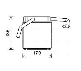 Теплообменник AVA COOLING FD6607