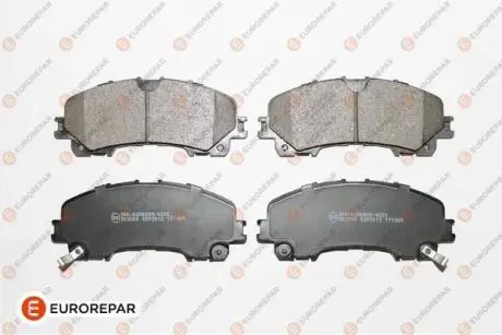 Колодки гальмівні дискові, комплект Eurorepar 1675996380
