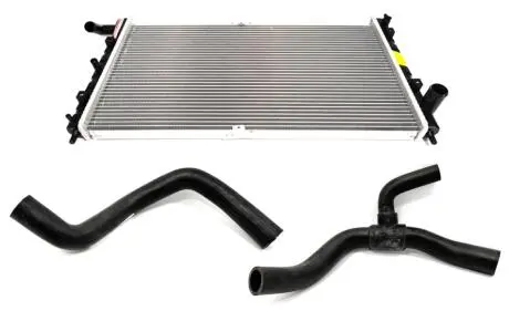 Радиатор охлаждения с патрубками ЗАЗ Chery Forza KLM Aftermarket A13-1301110-A13-1303211FA-A13-1303111FA
