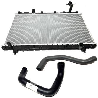 Радиатор охлаждения с патрубками Chery Tiggo FL KLM Aftermarket T11-1301110BA-T11-1303201BA-T11-1303301BA