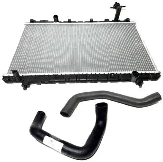 Радиатор охлаждения с патрубками Chery Tiggo FL KLM Aftermarket T11-1301110BA-T11-1303201BA-T11-1303301BA