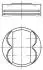 Поршень MAHLE KNECHT 011 PI 00105 002 (фото 1)