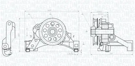 Масляний насос MAGNETI MARELLI 351516000010