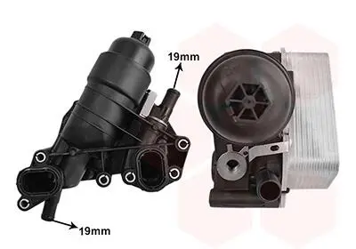 Радіатор масляний RENAULT MEGANE/ SCENIC 16+ Van Wezel 33013709 (фото 1)