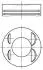 Поршень з кільцями DACIA /RENAULT/NISSAN 72,20 1.2 TCe 16V H5F 13- MAHLE KNECHT 021 PI 00127 000 (фото 1)