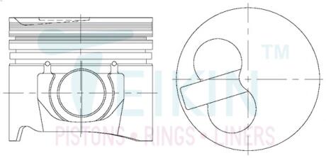 Поршень MAZDA TEIKIN 42657A050