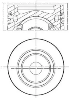 Поршень MAHLE KNECHT 028 PI 00141 000