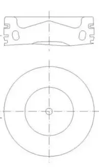 Поршень MAHLE KNECHT 028 PI 00158 000