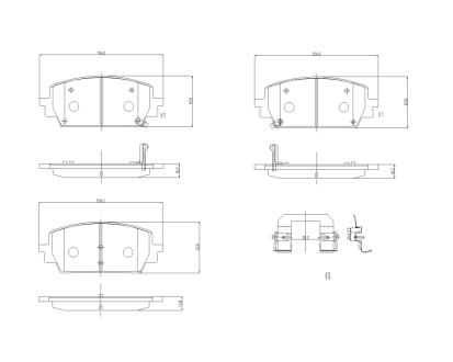 Комплект гальмівних колодок BREMBO P 30 151 (фото 1)