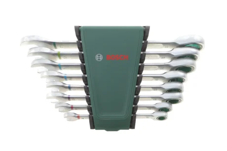 Набір комбі ключів з тріскачкою 8 шт BOSCH 1 600 A02 7PS