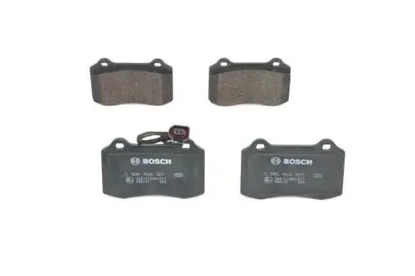 Колодки гальмівні (передні) Seat Leon/Toledo 98-06 (+датчик) BOSCH 0 986 494 367