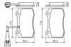 Комплект тормозных колодок BOSCH 0 986 494 367 (фото 7)