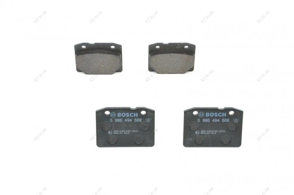 Комплект тормозных колодок BOSCH 0 986 494 568 (фото 1)