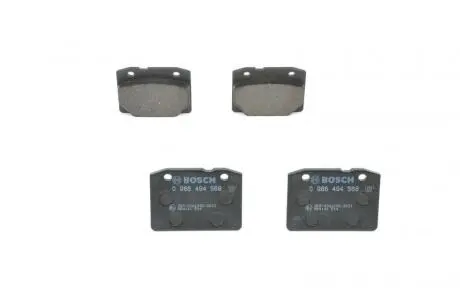 Комплект тормозных колодок BOSCH 0 986 494 568
