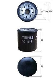 Фільтр масляний MAHLE KNECHT OC 1116