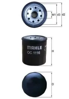 Фільтр масляний MAHLE KNECHT OC 1116