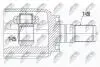 Шарнир равных угловых скоростей-, hyundai ix35 2.0crdi 10-06.2015, kia sportage 2.0crdi 10-06.2015 /przedni,prawy/ NPWHY536