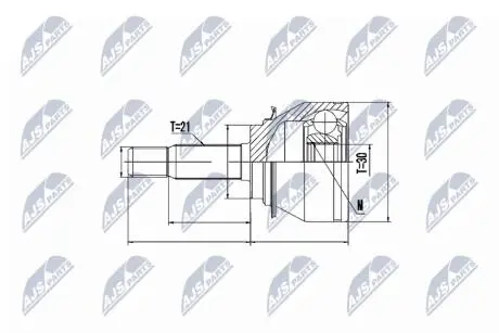 Подшипник ступицы Nty NPZRE045