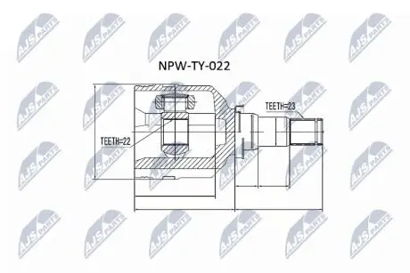 Пыльник шруса Nty NPWTY022