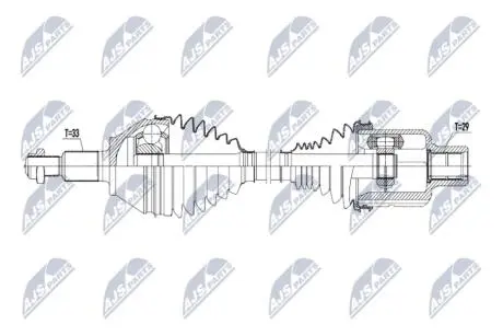 Полуось Nty NPWCH153