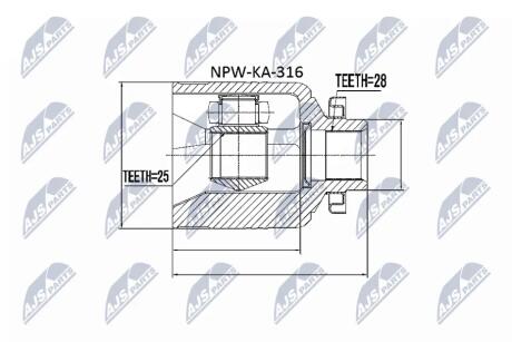 Шрус Nty NPWKA316