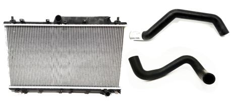 Радиатор охлаждения с патрубками Chery KLM Aftermarket A21-1301110-A21-1303201-A21-1303301