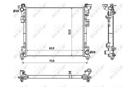 Теплообменник NRF 53900