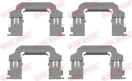 Монтажний компл.,гальм.колодки QUICK BRAKE 1090138