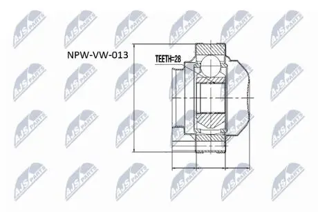 Шрус Nty NPWVW013